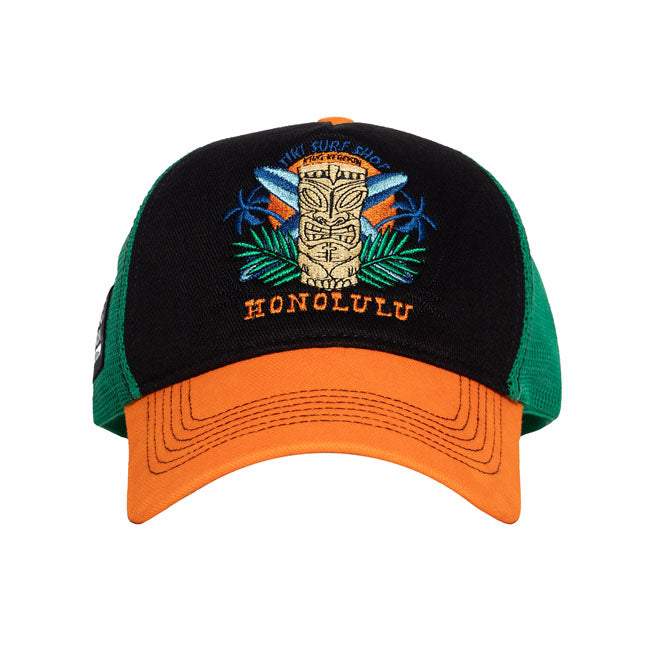 King Kerosin King Kerosin Honolulu Cap Black/Orange King Kerosin Default Title