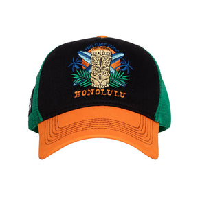 King Kerosin King Kerosin Honolulu Cap Black/Orange King Kerosin