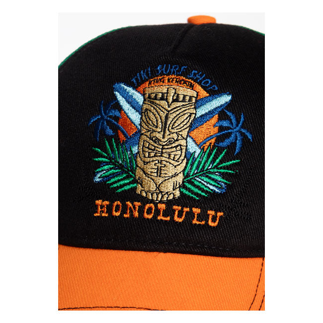 King Kerosin King Kerosin Honolulu Cap Black/Orange King Kerosin