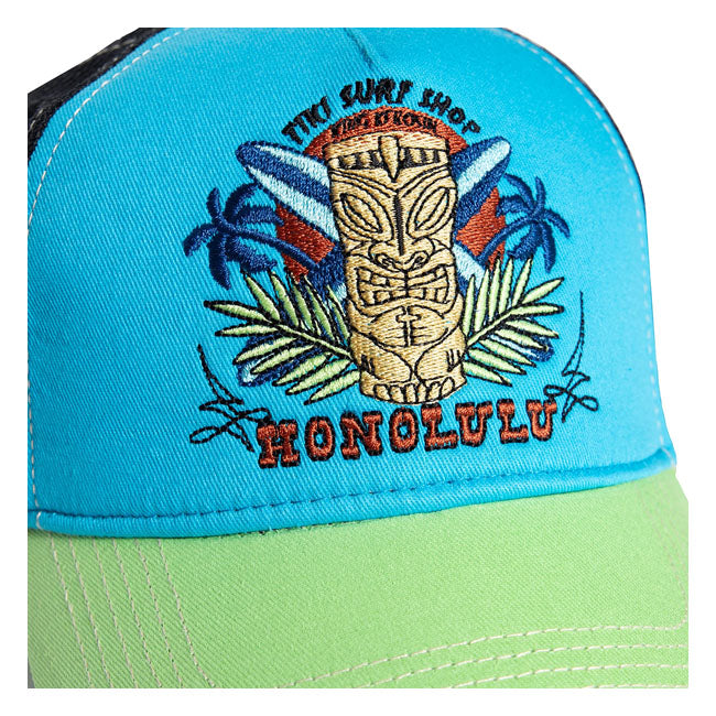 King Kerosin Honolulu Cap Green/Turquoise Caps King Kerosin