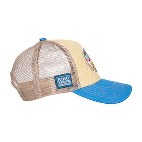 King Kerosin Titties And Beer Cap Beige/Blue Caps King Kerosin