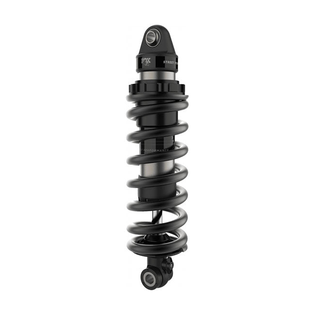 Fox Factory 13.5" Shocks QS3 Piggyback, Black - 18-24 Softail Shock Absorbers Fox Factory