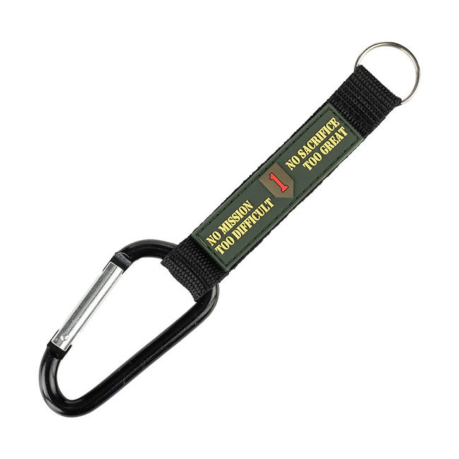 Army Surplus No Mission/Sacrifice carabiner hook Keychains Army Surplus