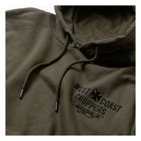 WCC Frisco hoodie green Hoodies West Coast Choppers