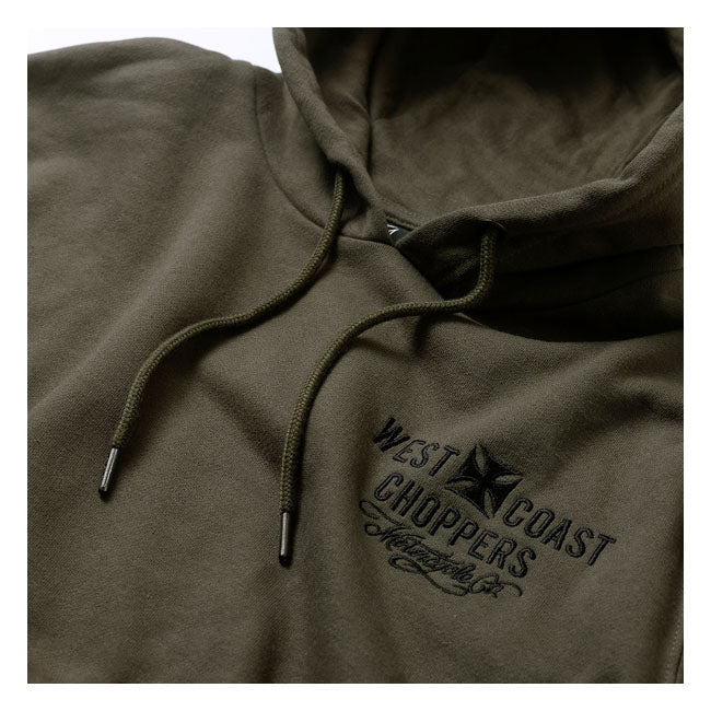 WCC Frisco hoodie green Hoodies West Coast Choppers