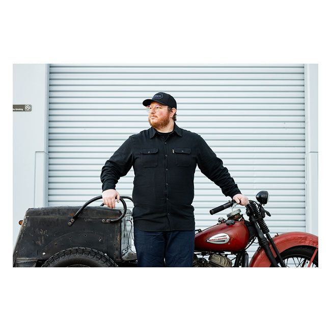 Biltwell Hi Test Flannel shirt black Shirts Biltwell