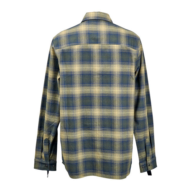 Biltwell Hi Test Flannel shirt moss Shirts Biltwell