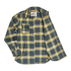 Biltwell Hi Test Flannel shirt moss Shirts Biltwell