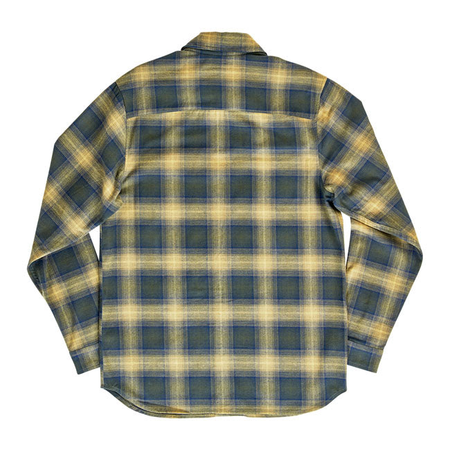 Biltwell Hi Test Flannel shirt moss Shirts Biltwell