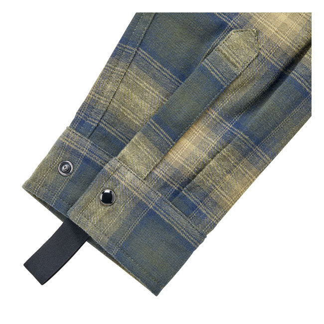 Biltwell Hi Test Flannel shirt moss Shirts Biltwell