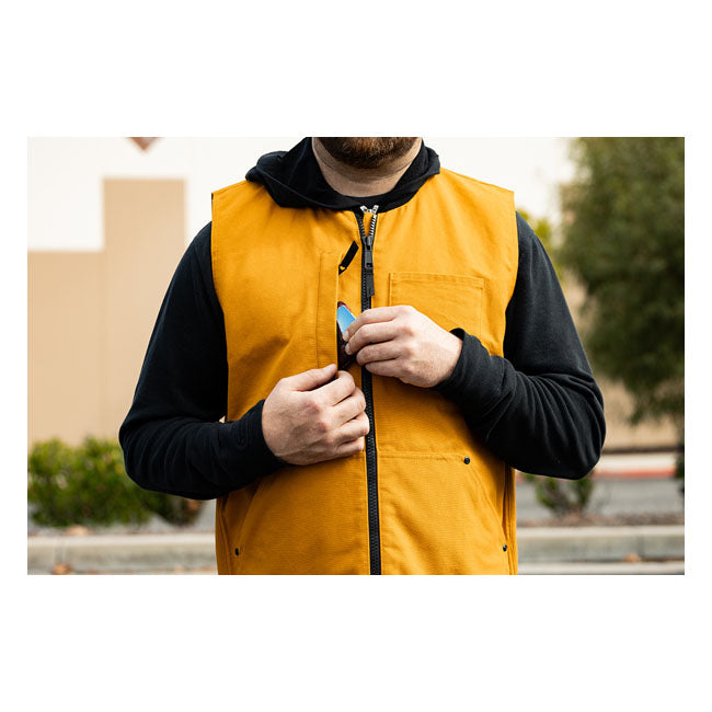 Biltwell 4 Speed vest gold Vests Biltwell