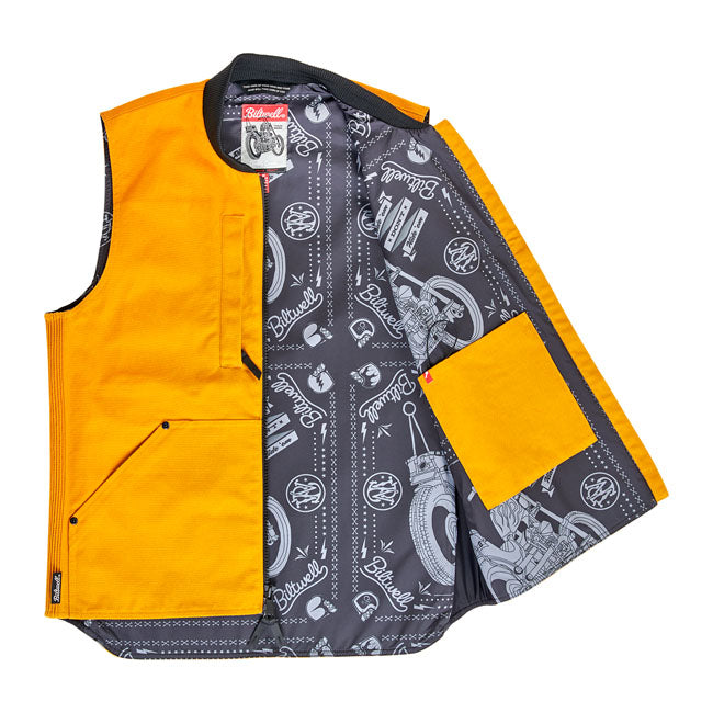 Biltwell 4 Speed vest gold Vests Biltwell