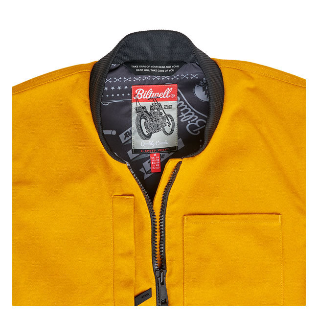 Biltwell 4 Speed vest gold Vests Biltwell