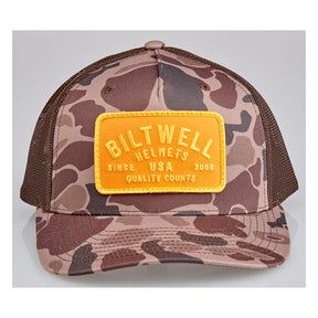 Biltwell Bark snap back cap brown camo Caps Biltwell