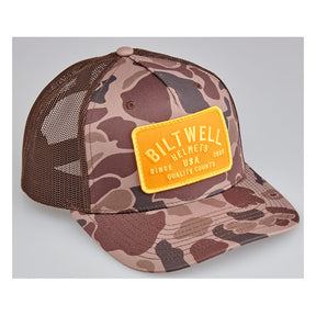 Biltwell Bark snap back cap brown camo Caps Biltwell
