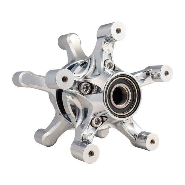 Arlen Ness Spider Hub Kit for Front Wheels, Chrome - 08+ Touring / Dual Disc Wheel Hubs Arlen Ness