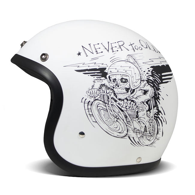 *10 Working Days Extra Transit Time* Dmd Retro Helmet Oldie Helmets Dmd