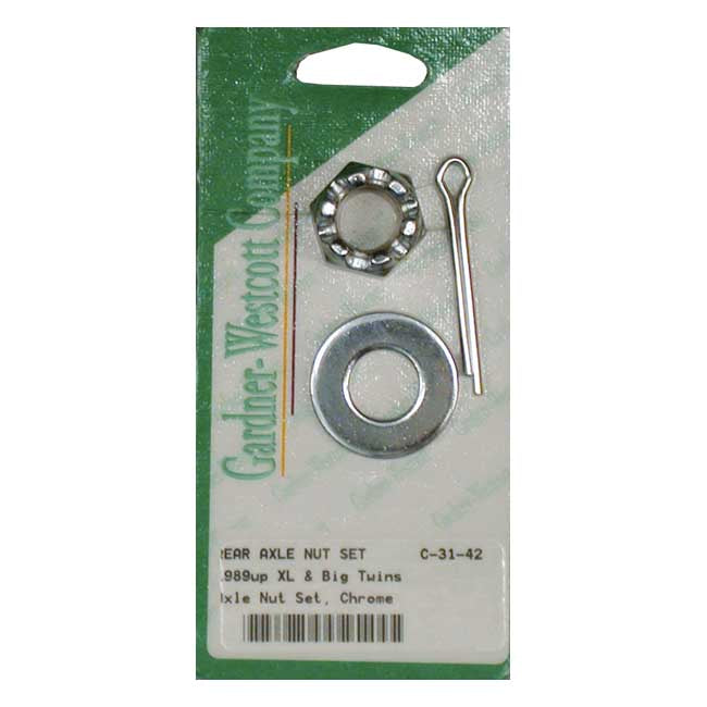 Castle Nut Kit, Rear Axle Wheel Axles Hardware Kits Gardner Westcott