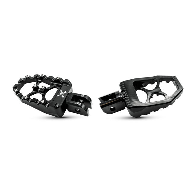 Burly, MX Evolution foot pegs. Black Rider Pegs Burly Brand