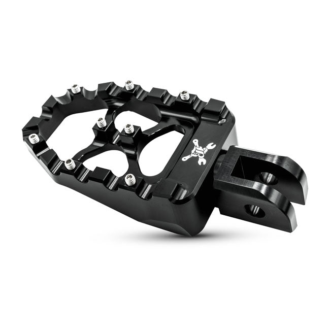 Burly, MX Evolution foot pegs. Black Rider Pegs Burly Brand