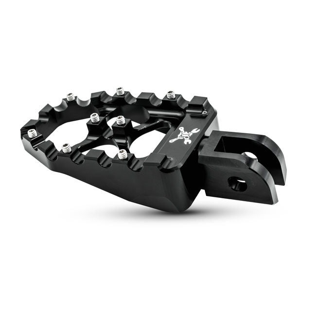 Burly, MX Evolution foot pegs. Black Rider Pegs Burly Brand