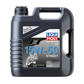 *24H EXTRA TRANSIT TIME* Liqui Moly, 4T 15W-50 Street oil 4L OILS Liqui Moly