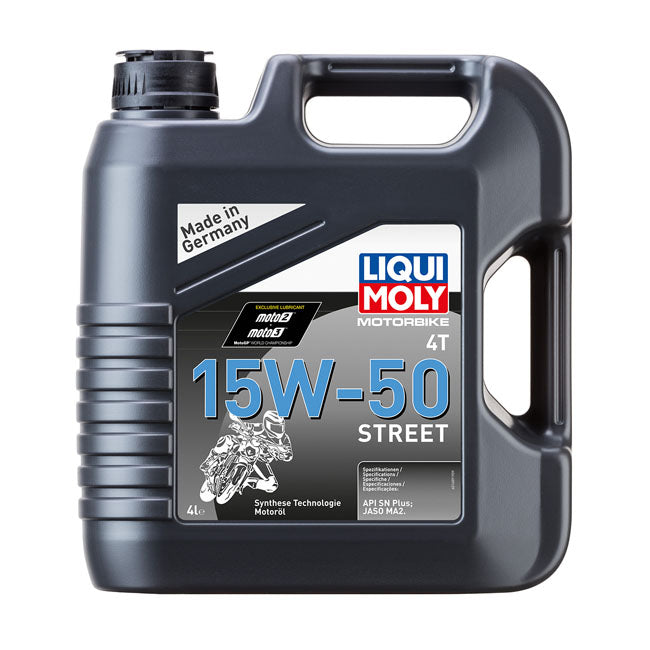 *24H EXTRA TRANSIT TIME* Liqui Moly, 4T 15W-50 Street oil 4L OILS Liqui Moly