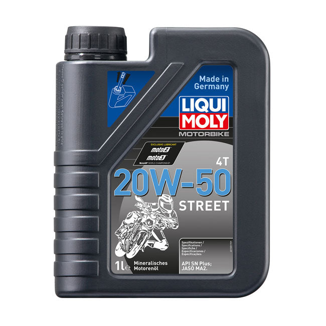 Liqui Moly, 4T 20W-50 Street motor oil. 1 liter OILS Liqui Moly