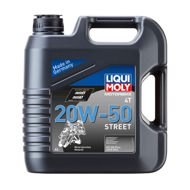 Liqui Moly, 4T 20W-50 Street motor oil. 4 liter OILS Liqui Moly