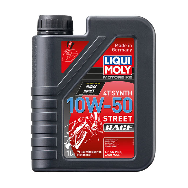 Liqui Moly, 4T Synthetic 10W-50 Street Race motor oil 1L OILS Liqui Moly