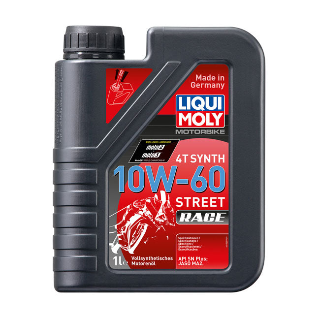 Liqui Moly Engine Oil Motorbike 4 T 10 W60 Fully Synthetic 1 Liter Oils Liqui Moly