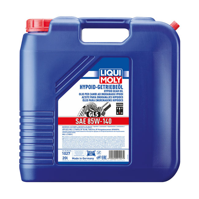 Liqui Moly, gear oil SAE 85W-140. 20 liter OILS Liqui Moly