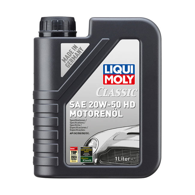 Liqui Moly, HD classic SAE 20W-50 motor oil. 1 liter OILS Liqui Moly