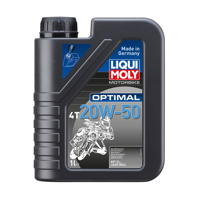 Liqui Moly, motorbike 4T 20W-50 Optimal. 1 liter OILS Liqui Moly