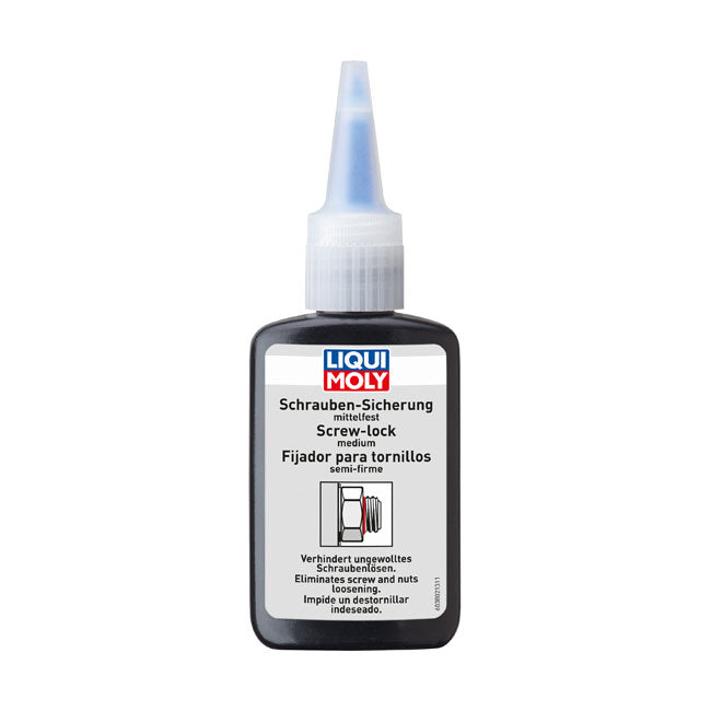 Liqui Moly, thread locker. Medium strength. 50 gram bottle THREADLOCKERS Liqui Moly