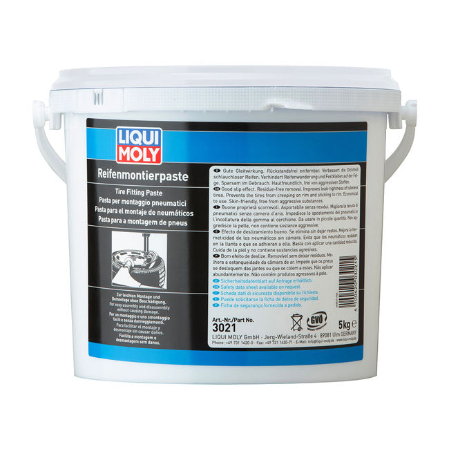 Liqui Moly, tire mounting paste. 5 kilo bucket WORKSHOP MISC Liqui Moly