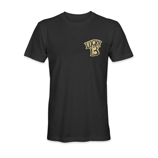 Lucky 13 King Of Losers T Shirt Black T-Shirt Lucky 13