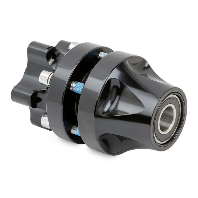 Arlen Ness Cartridge Hub Kit for Front Wheels, Black - 2018-UP FXBB/S 2020-UP FXST Single Disc Wheel Hubs Arlen Ness