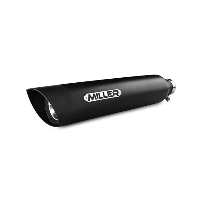 *2 Weeks Extra Transit Time* Miller, Omaha Euro 5 Slip On Mufflers. Matte Black Exhaust Slip-Ons And Mufflers Miller Exhaust
