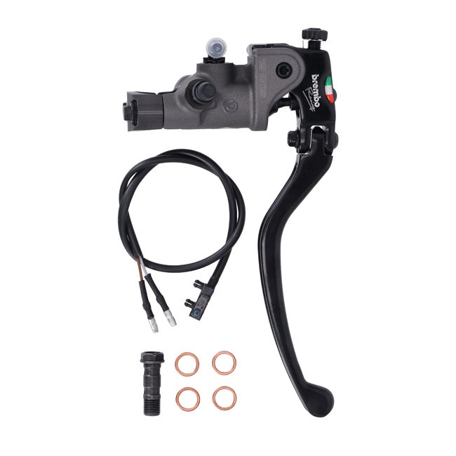 Brembo, 19 RCS radial handlebar master cylinder. Brake. DD Master Cylinder Brake Front Brembo