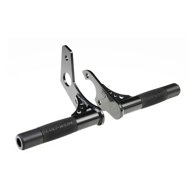 Cult Werk Crashbar Clubstyle Rear Black Softail M8 Engine Guards Cult Werk