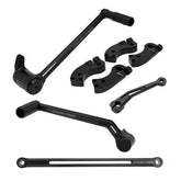 Arlen Ness '+3" Extended Foot Control Kit, Black - Touring Floorboards Extenders Arlen Ness