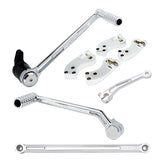 Arlen Ness '+3" Extended Foot Control Kit, Chrome - Touring Floorboards Extenders Arlen Ness