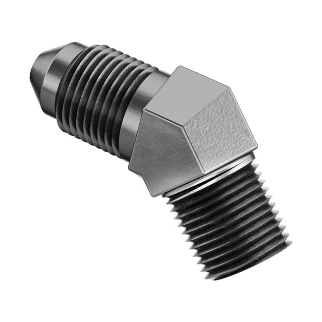Goodridge, 1/8" NPT to AN3 45 degree male adapter Brake Line Adapter Fittings Goodridge