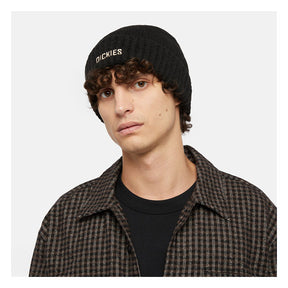 Dickies Harlowtown Beanie, Black Beanie Dickies