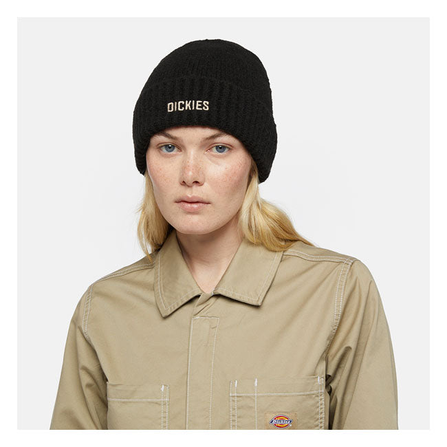 Dickies Harlowtown Beanie, Black Beanie Dickies