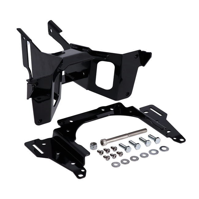 Mcs, M8 Low Rider Fairing Bracket Kit. Black Fairing Mcs