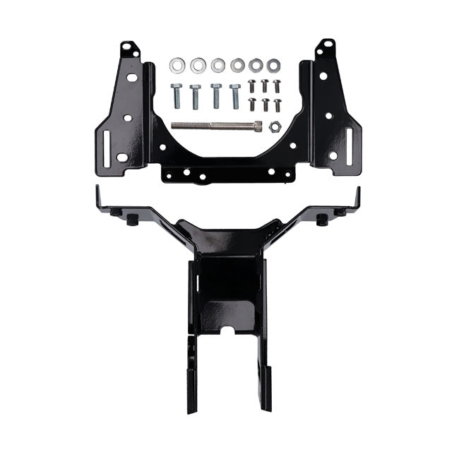 Mcs, M8 Low Rider Fairing Bracket Kit. Black Fairing Brackets Mcs