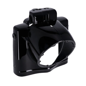 Mcs, Road King Headlamp Nacelle Cover. Black Headlamp Kits Mcs