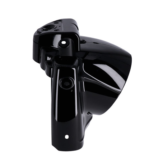 Mcs, Road King Headlamp Nacelle Cover. Black Headlamp Kits Mcs